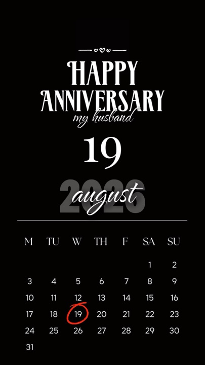 19 de agosto Aniversário