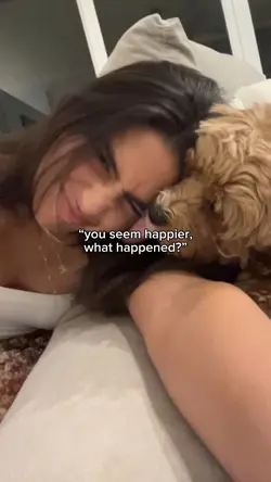 you seem happier