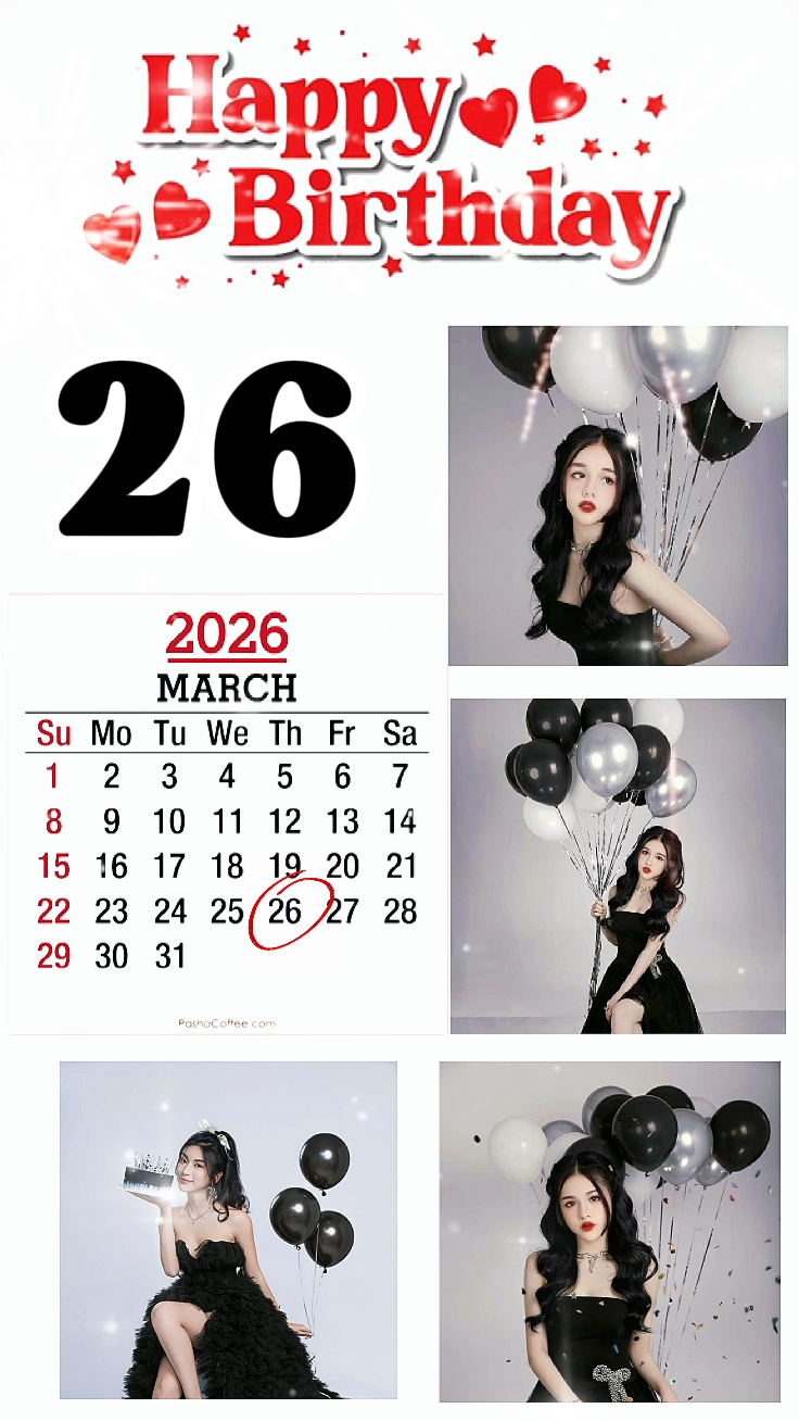 CUMPLEAÑOS 26 DE MARZO