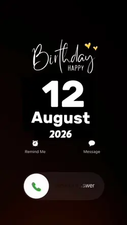 Hbd 12 July 2026