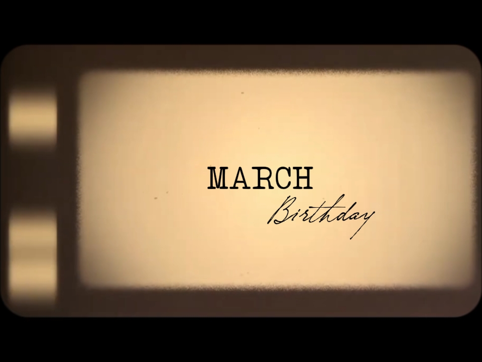 CUMPLEAÑOS DE MARZO