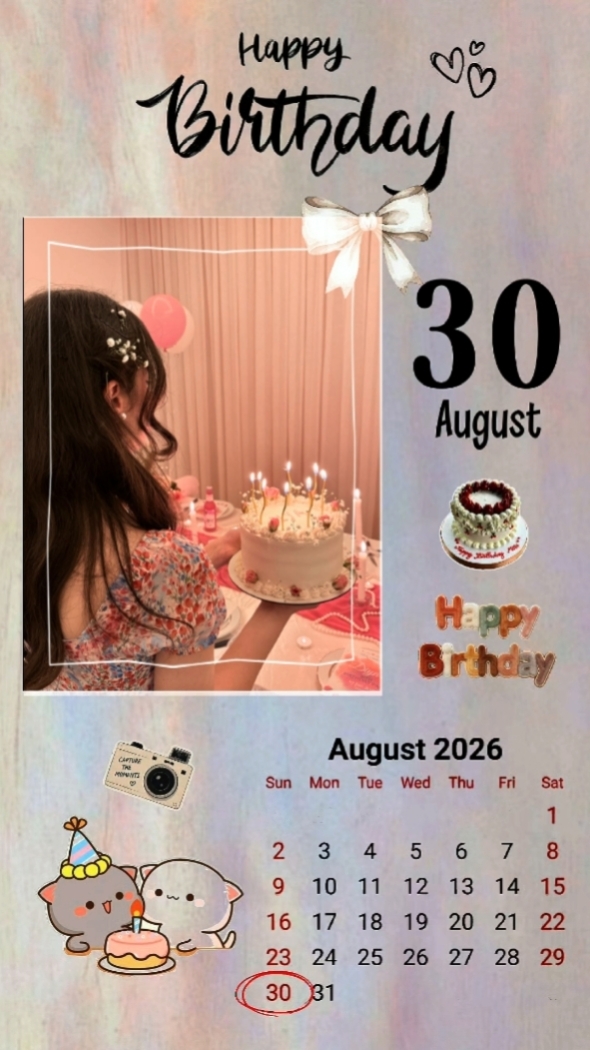 30 august birthday 