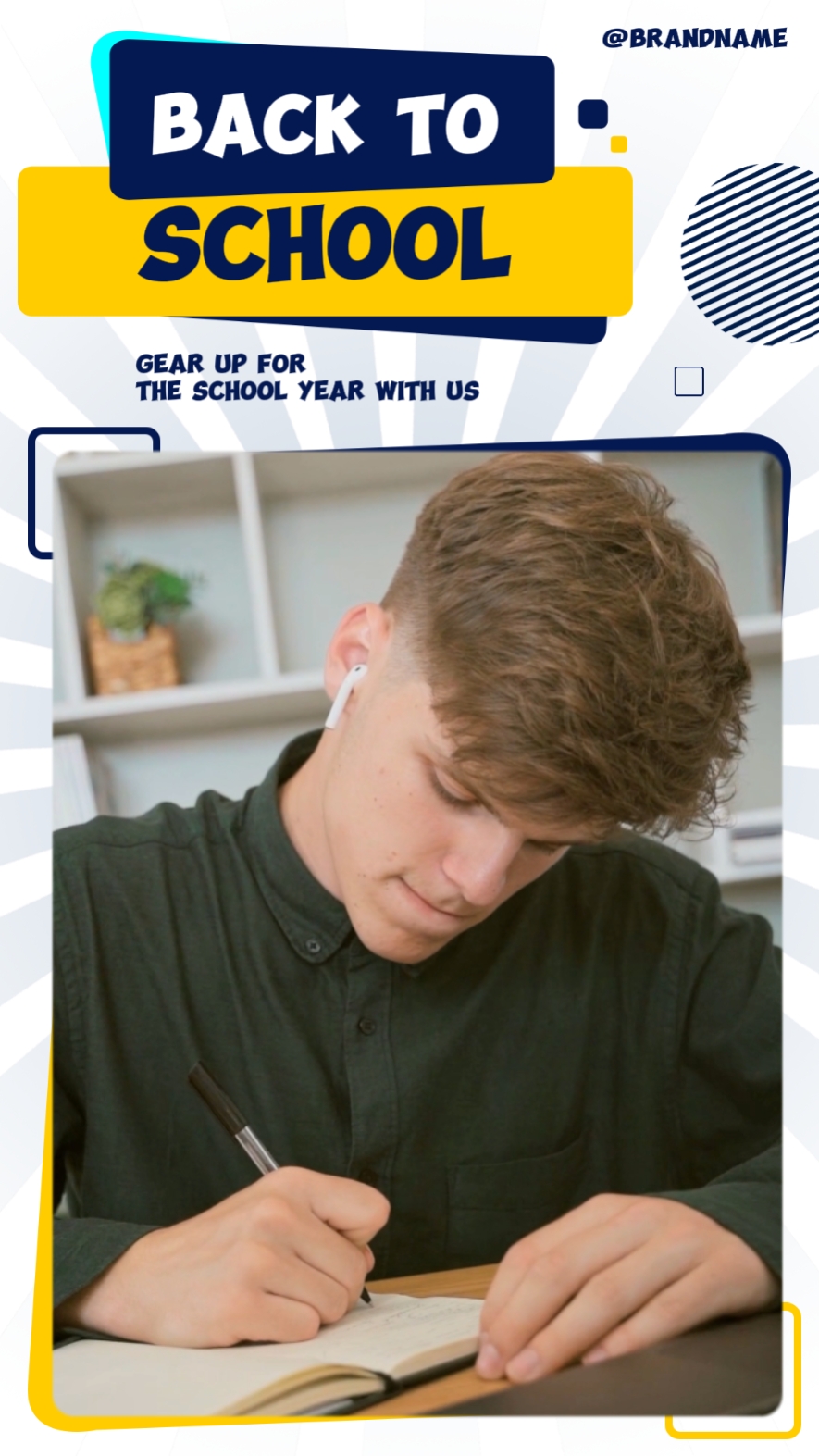 Back to School Season Simple Style Fashion Clothing Business Templates