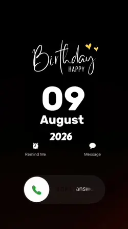 Hbd 09 August 2026