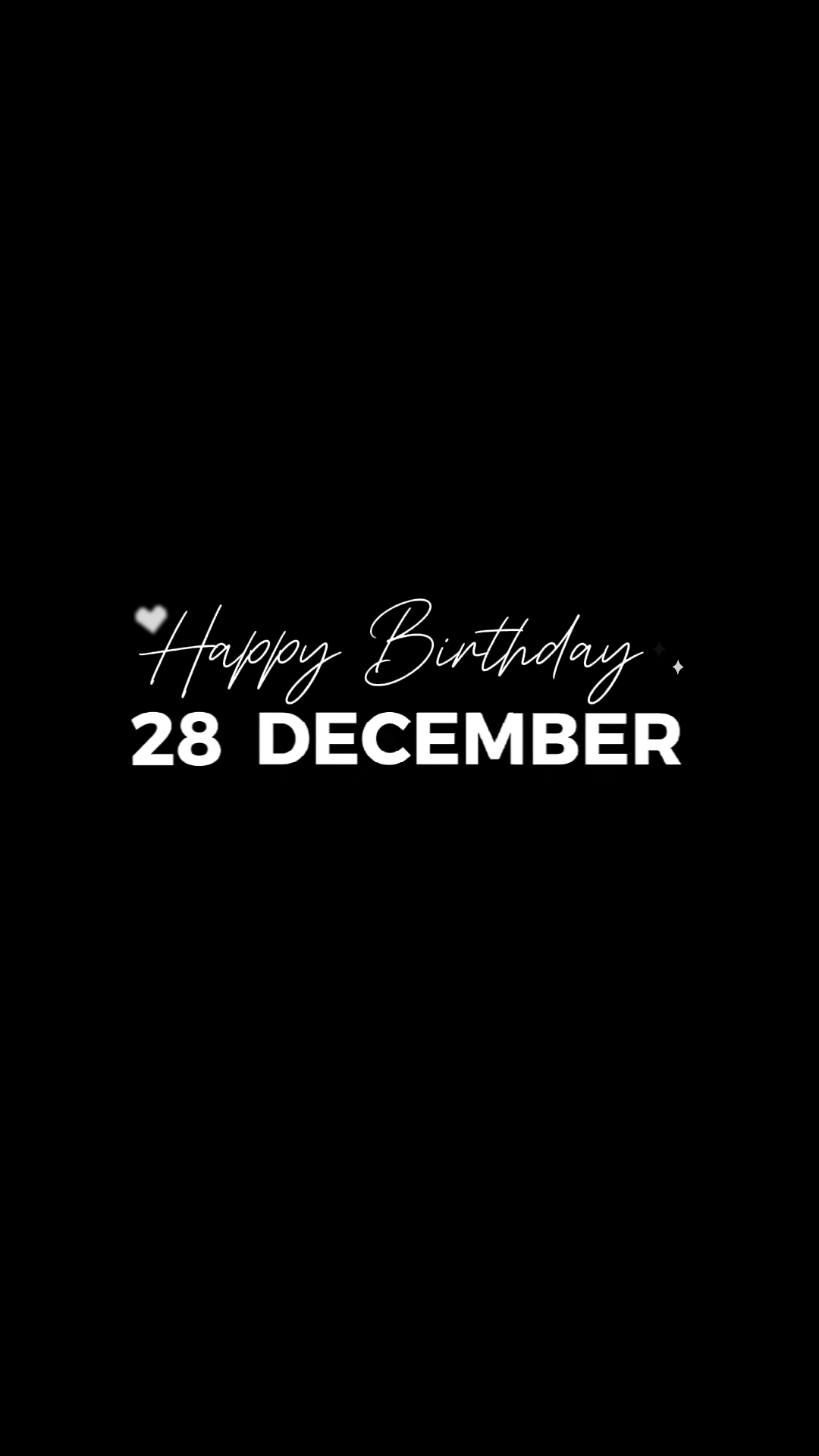 28 DECEMBER BIRTHDAY