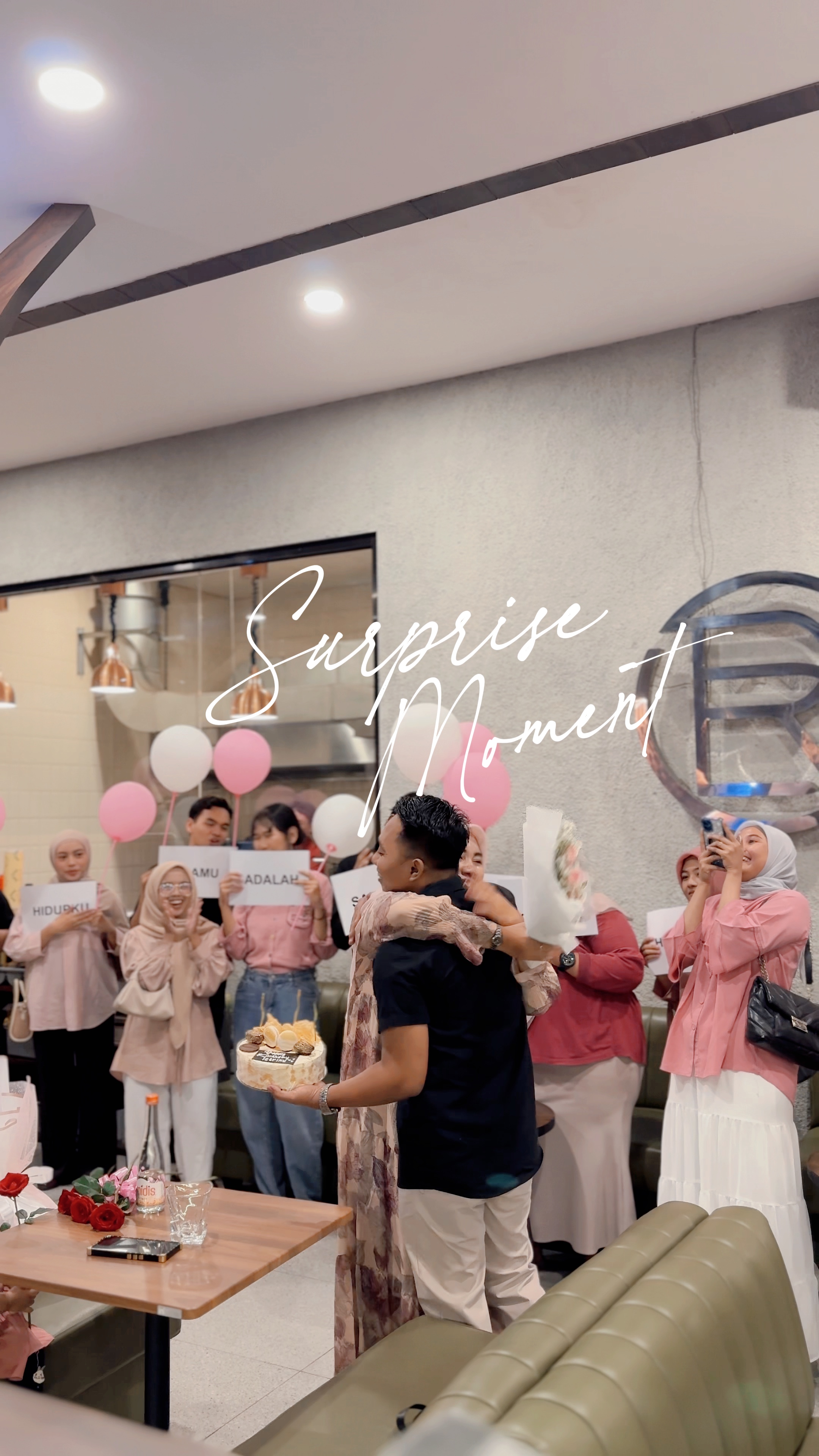 Surprise moment