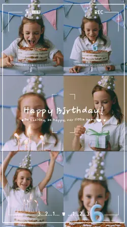 birthday little girl