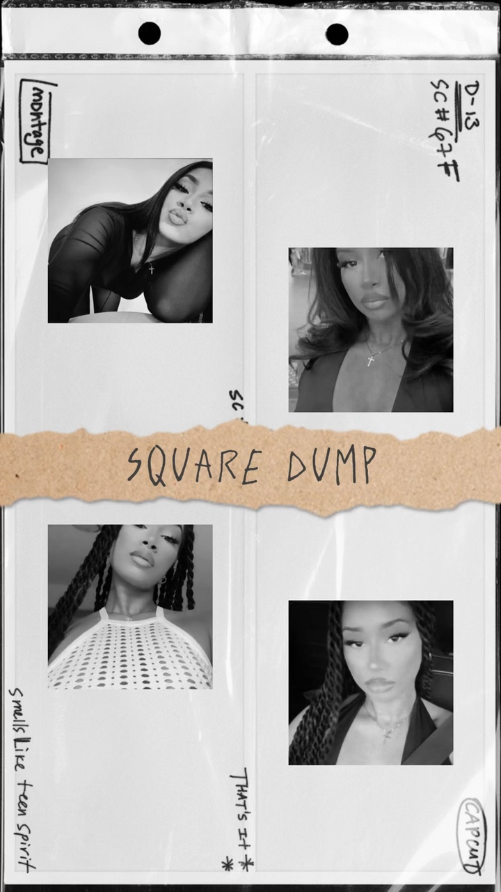 B/W Square Dump