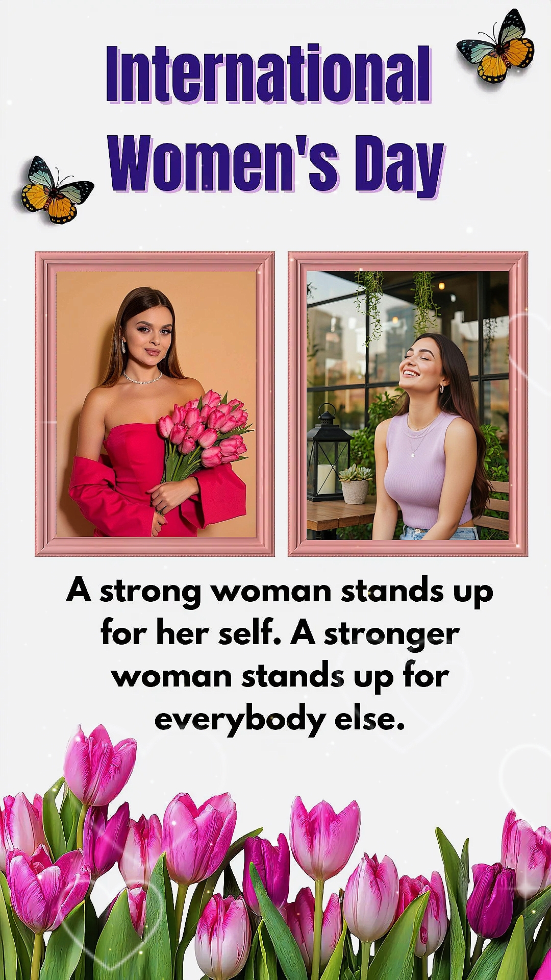 GLÜCKLICHER FRAUENTAG 