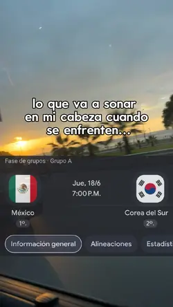 México vs corea