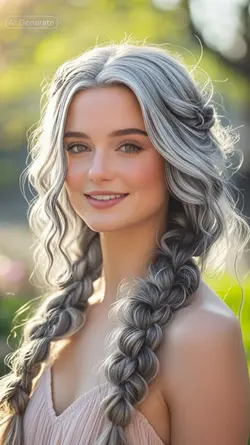 Gray Hair Color AI