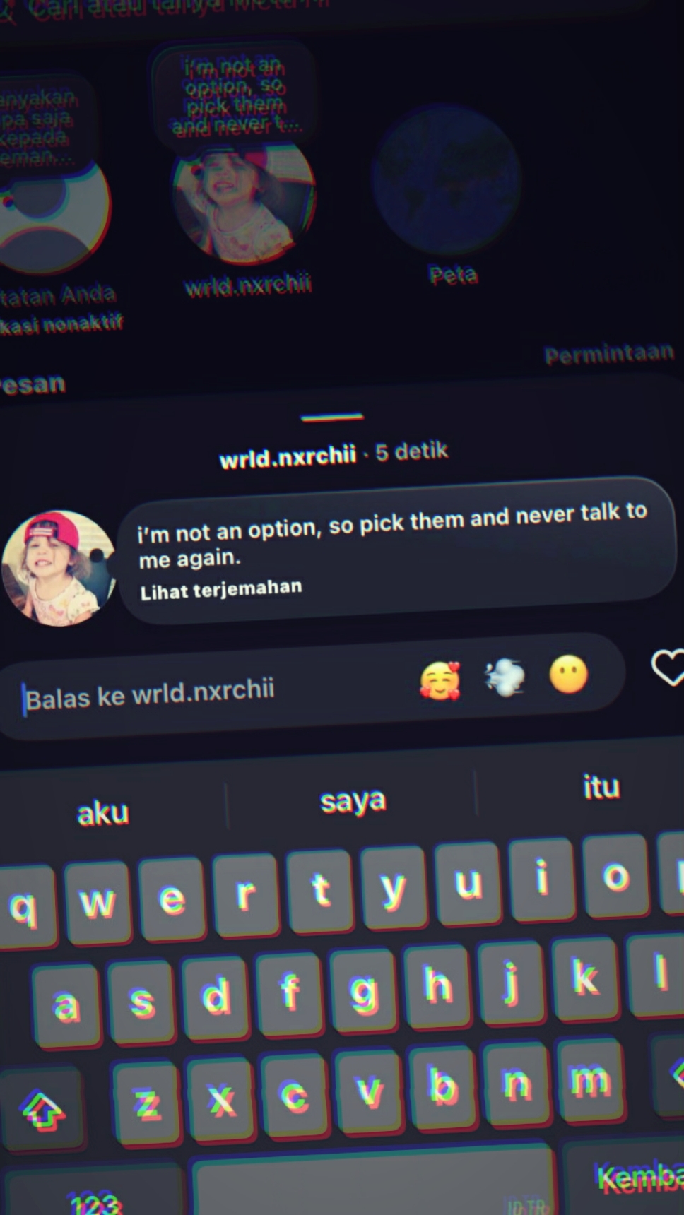 saya bukan pilihan