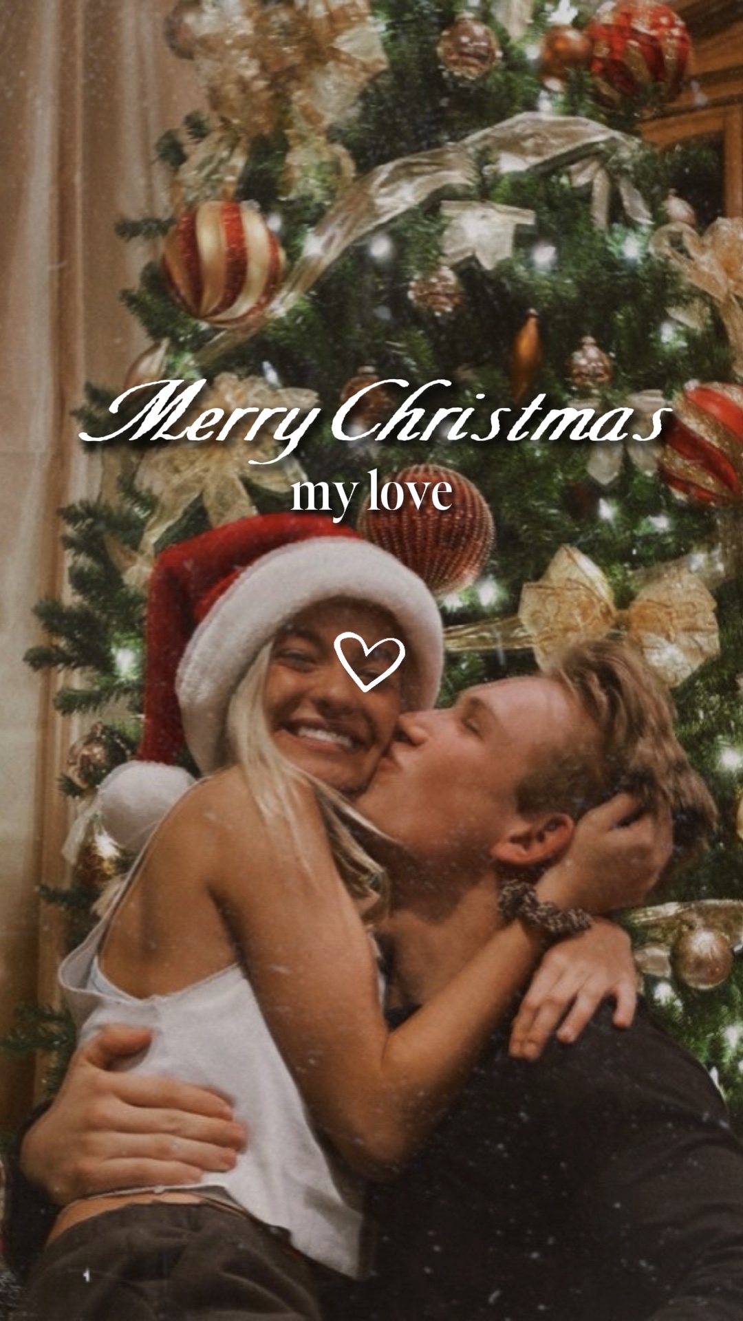 Selamat natal cinta! 
