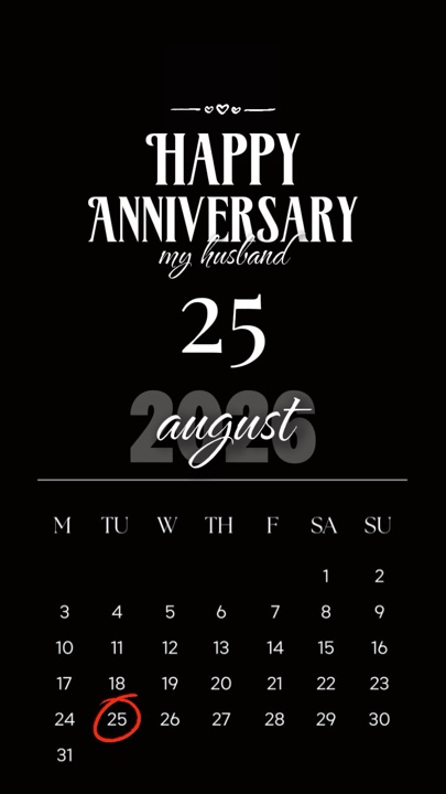 Aug 25th Anniversary