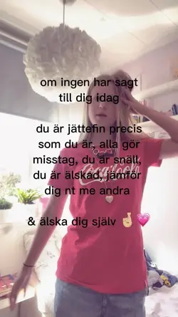 Älska dig själv🤞🏼💗