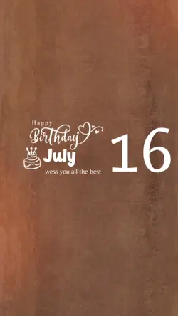 HBD 16 july