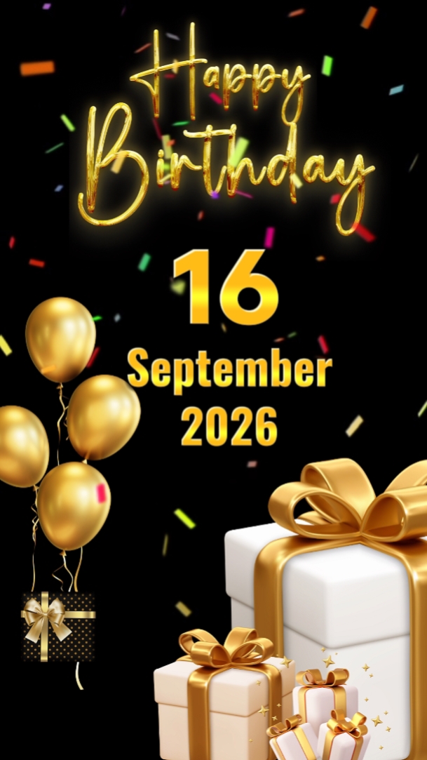 hbd 16 September 