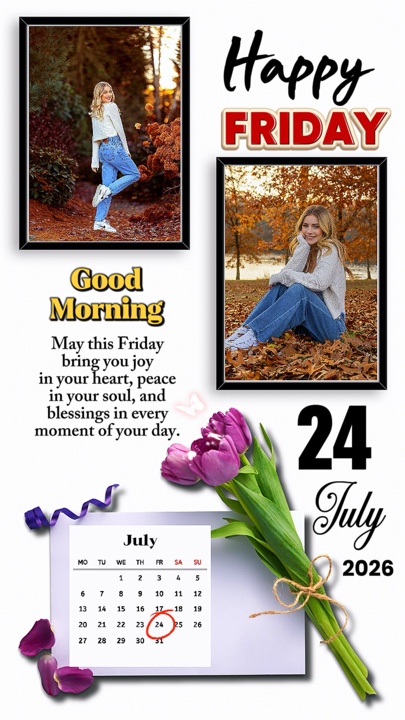Friday 24 July 2026