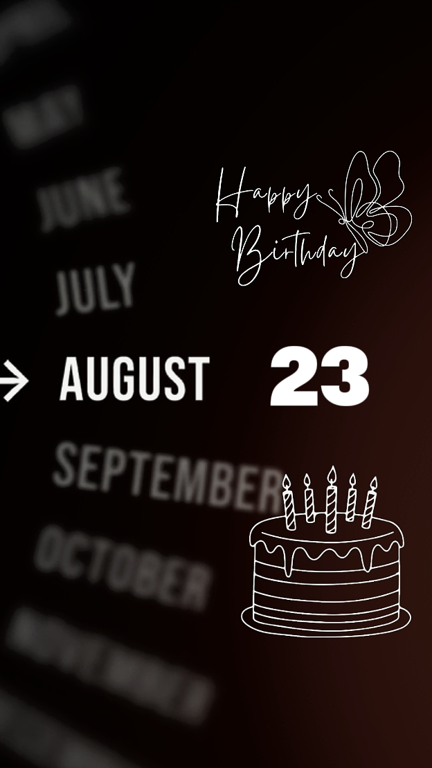 HBD 23 de agosto