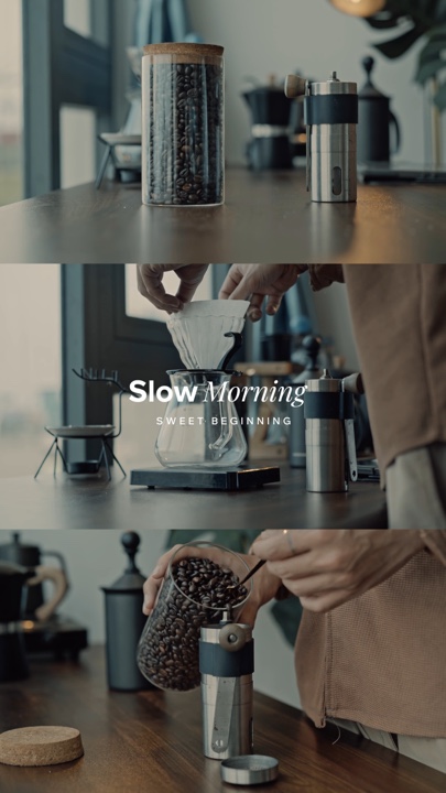 Manhã lenta e café