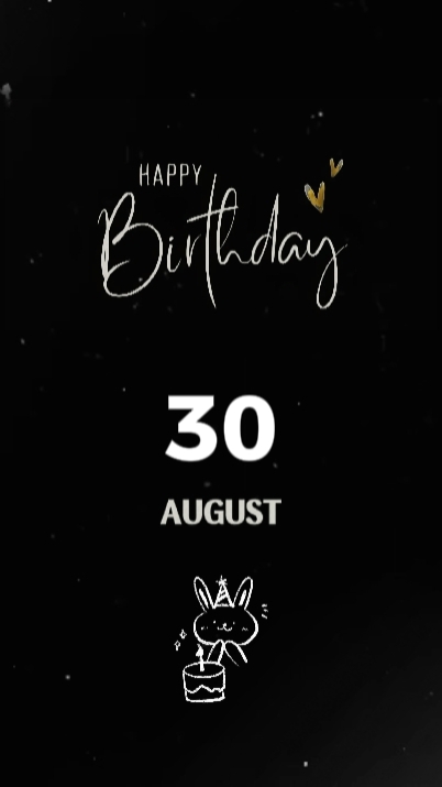 30 AOÛT ANNIVERSAIRE 