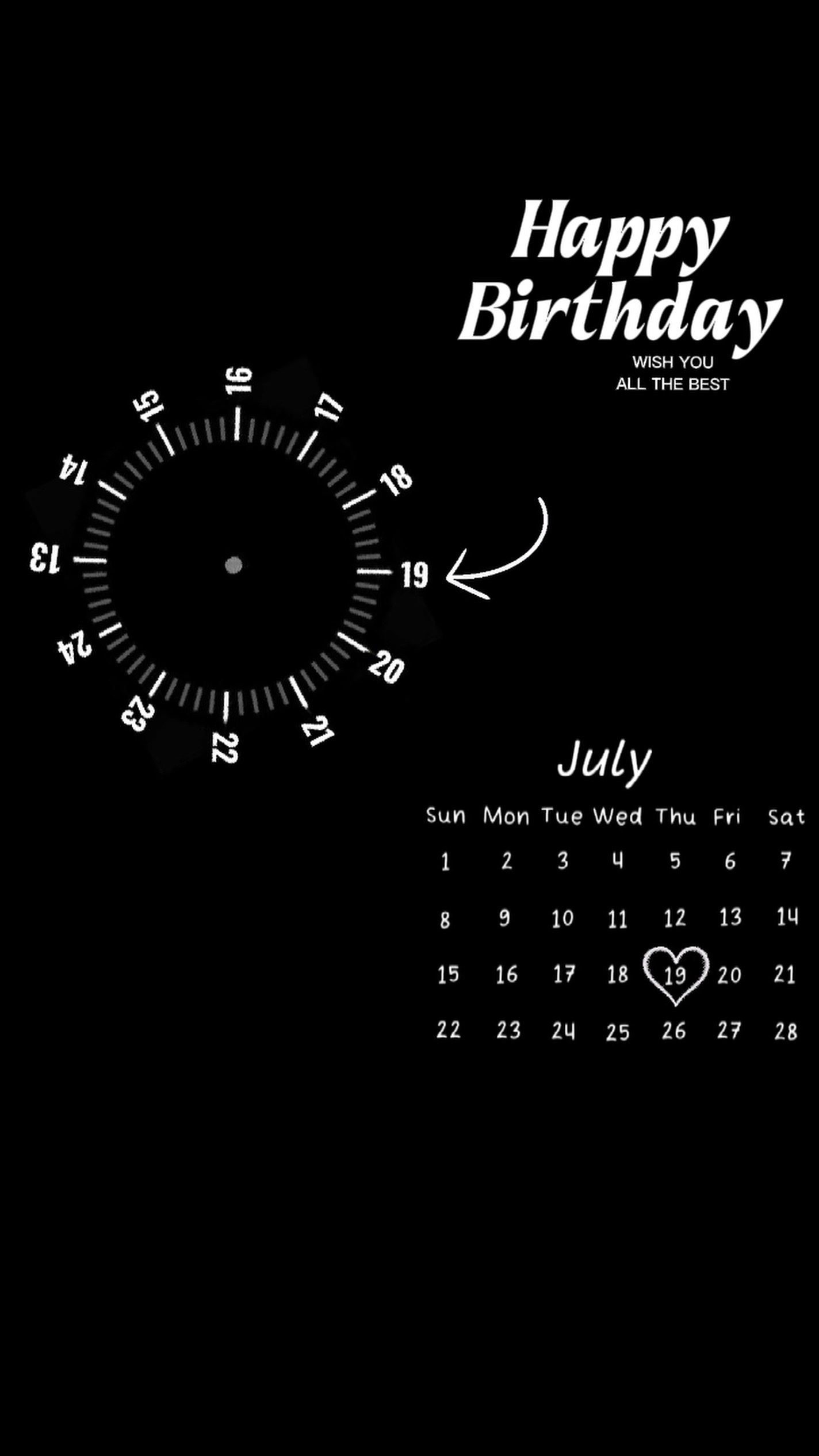 Hbd July 19 2026