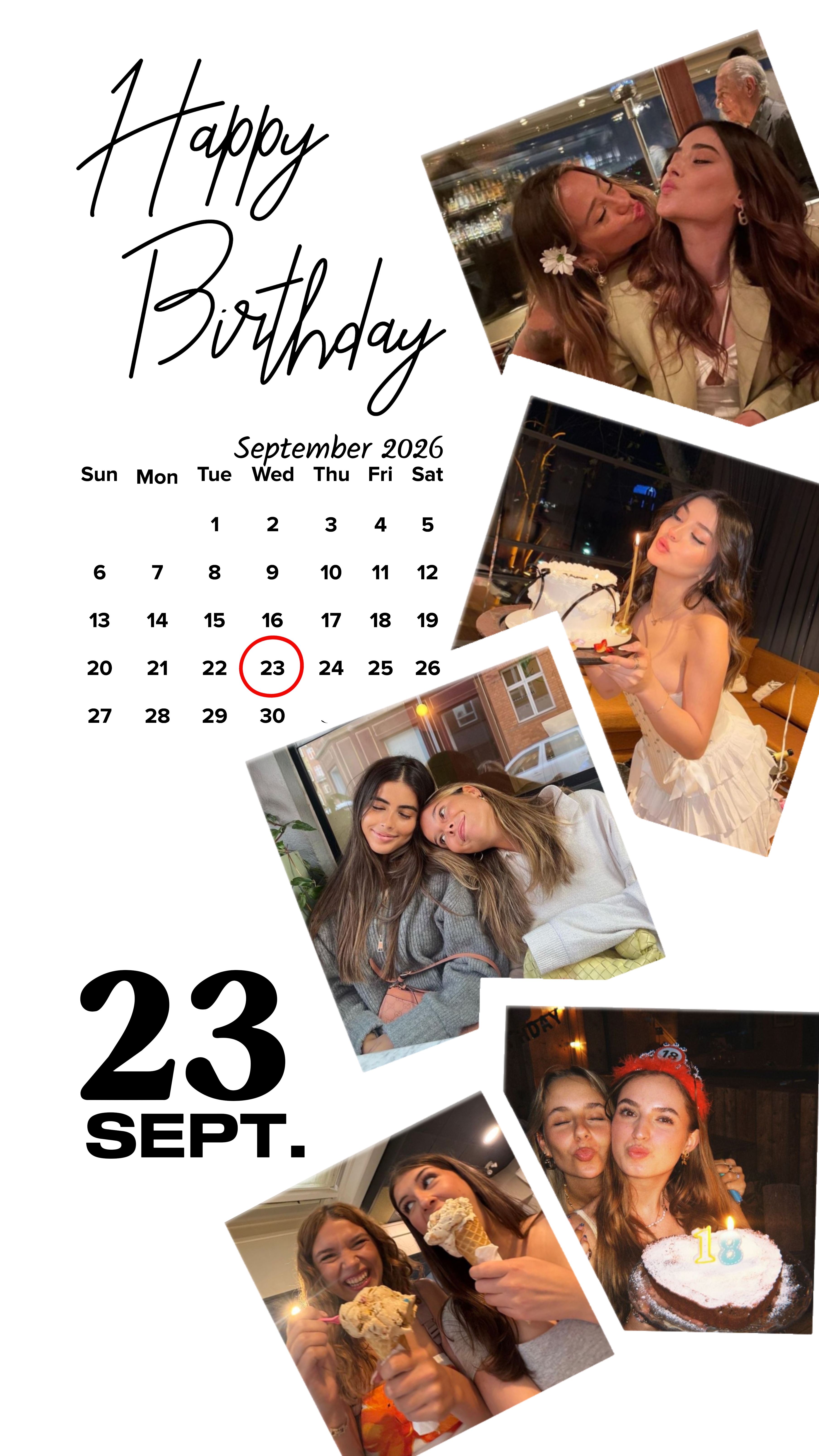 23 SEPT. BIRTHDAY