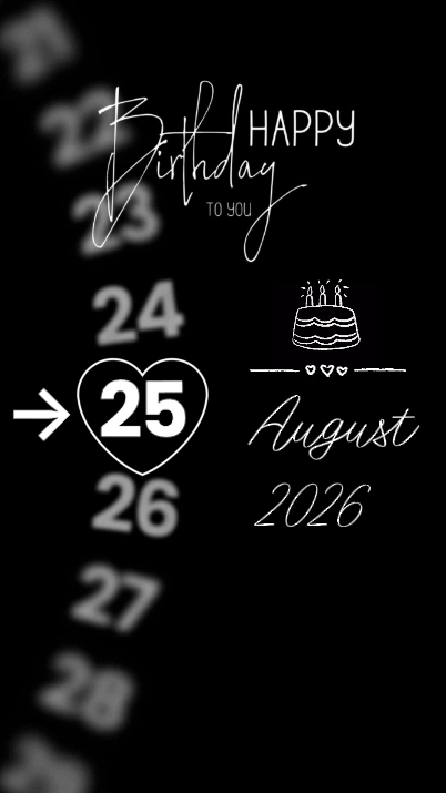 Birthday 25th