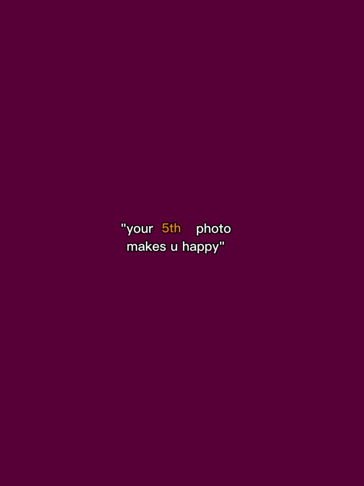 your 5th photo