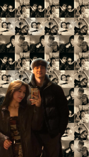 Collage Couple