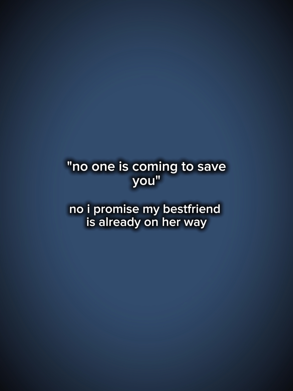 nooneiscomingtosaveu