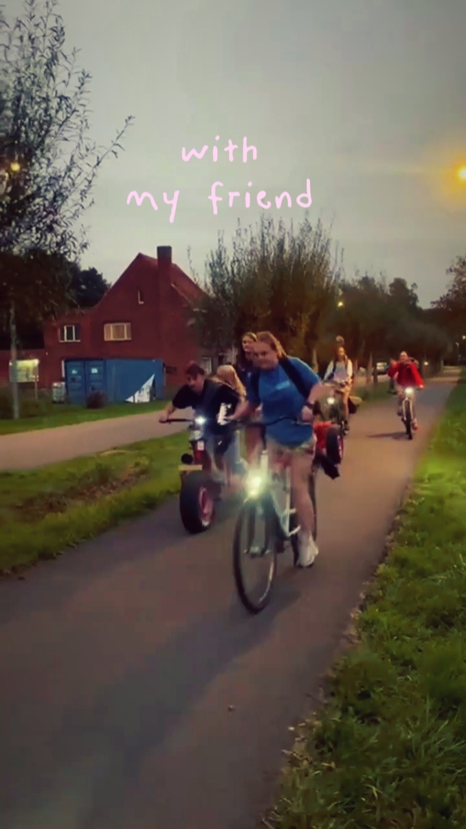 Mit meinem Freund 