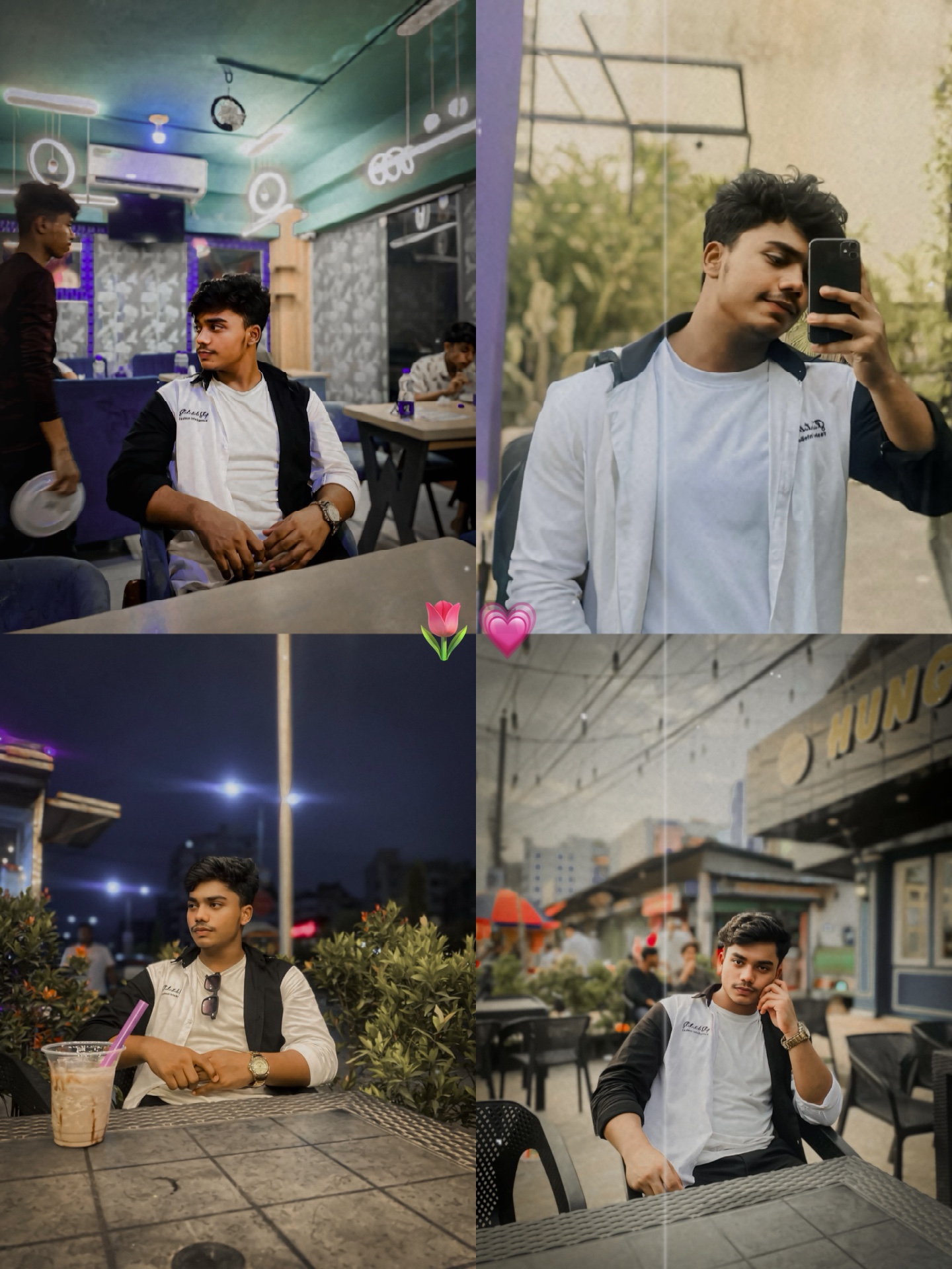 4 Photos Template 🌷💗