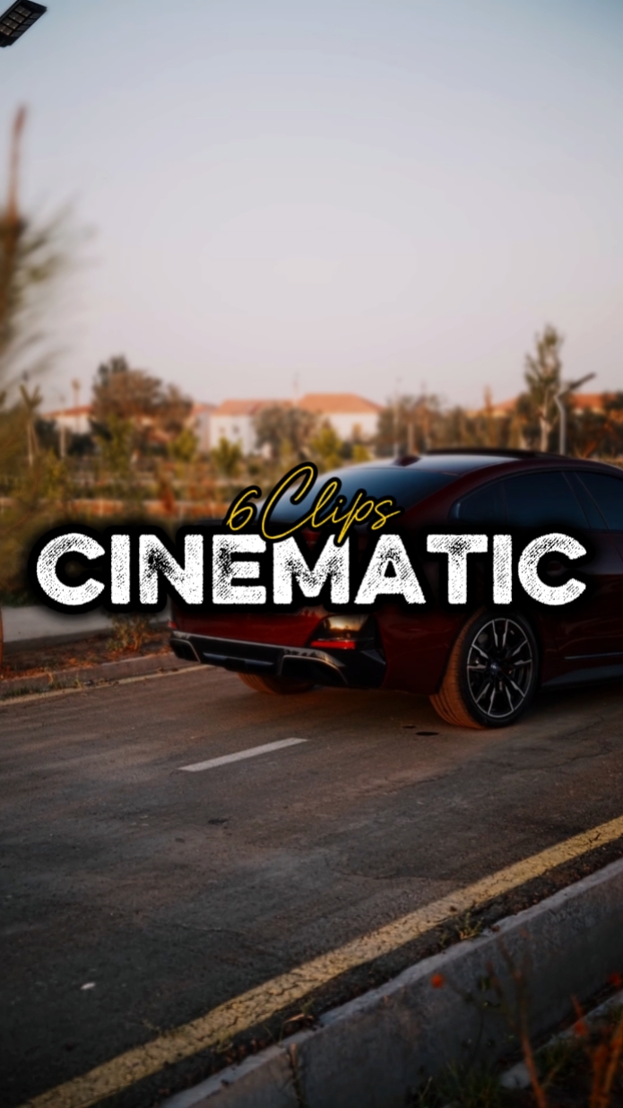 6 clips cinématographiques