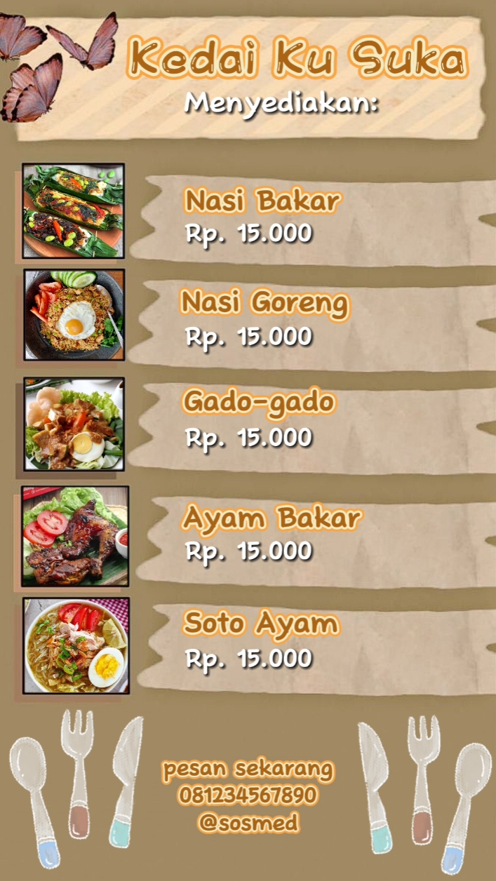 Menú Makanan