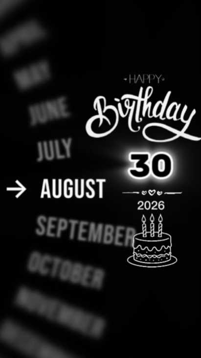 B DayMyLove30august