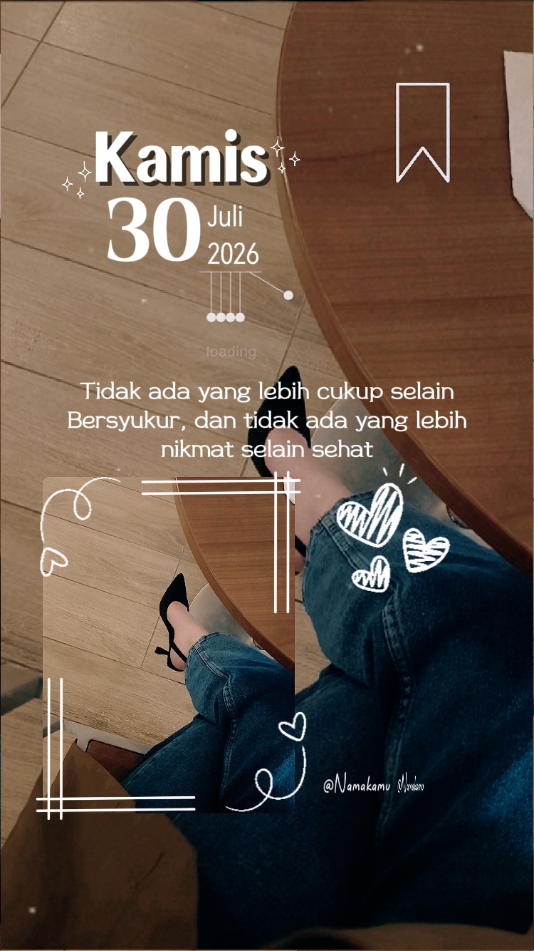Kamis, 30 Juli 2026