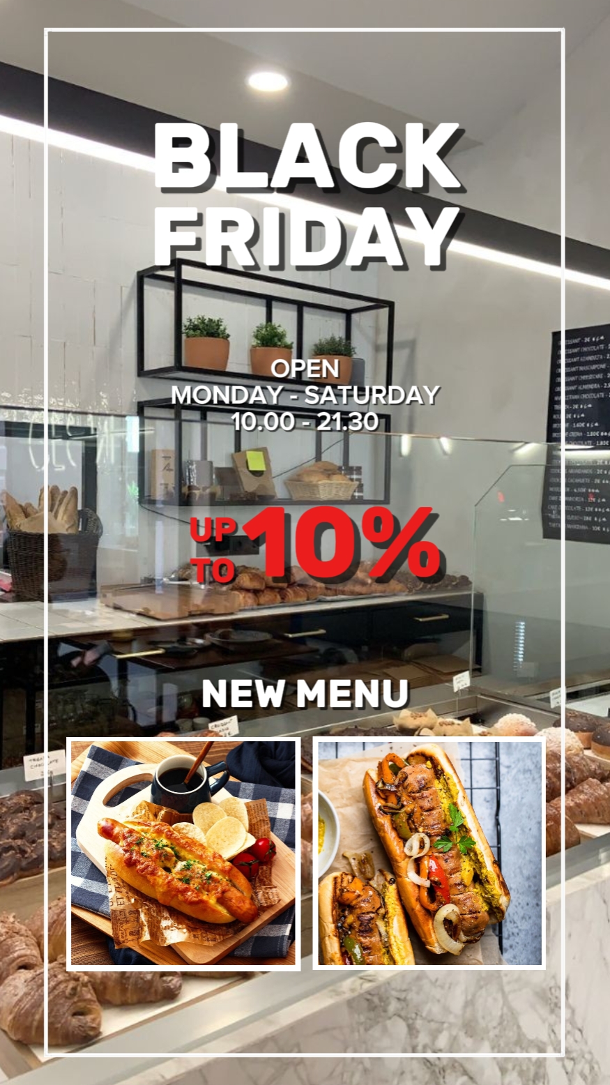 Novo menu 