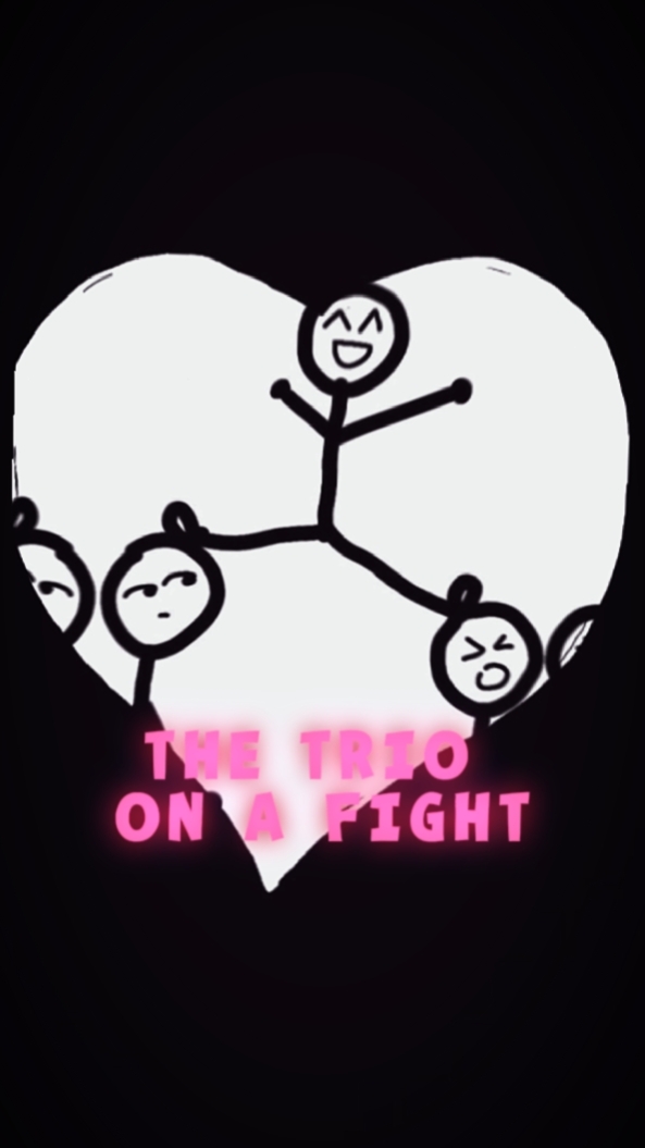 D TRIO ON A FIGHT