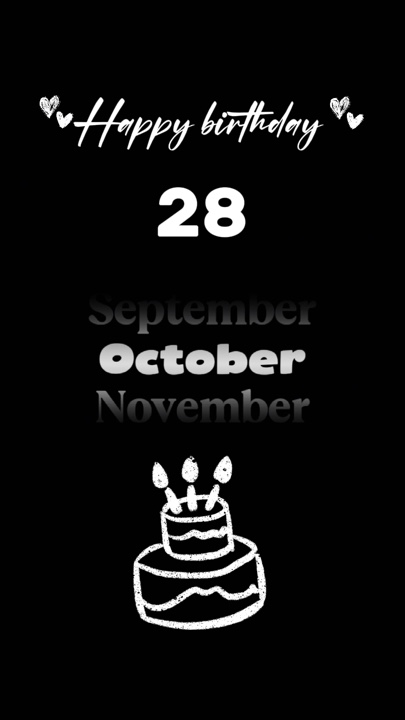 Birthday 28 october 