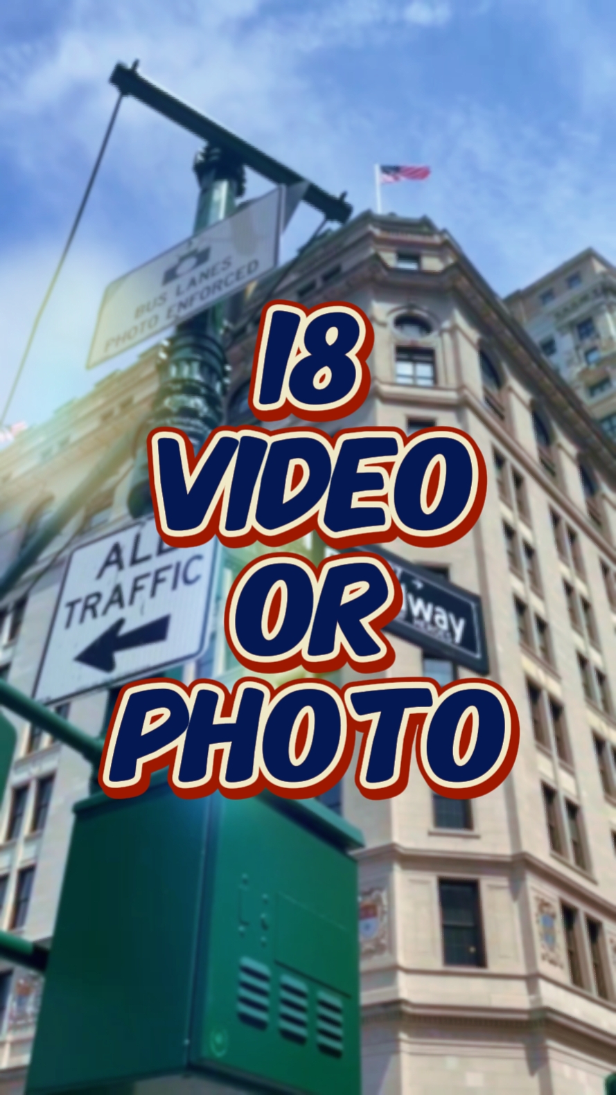 18 vidéo ou photo
