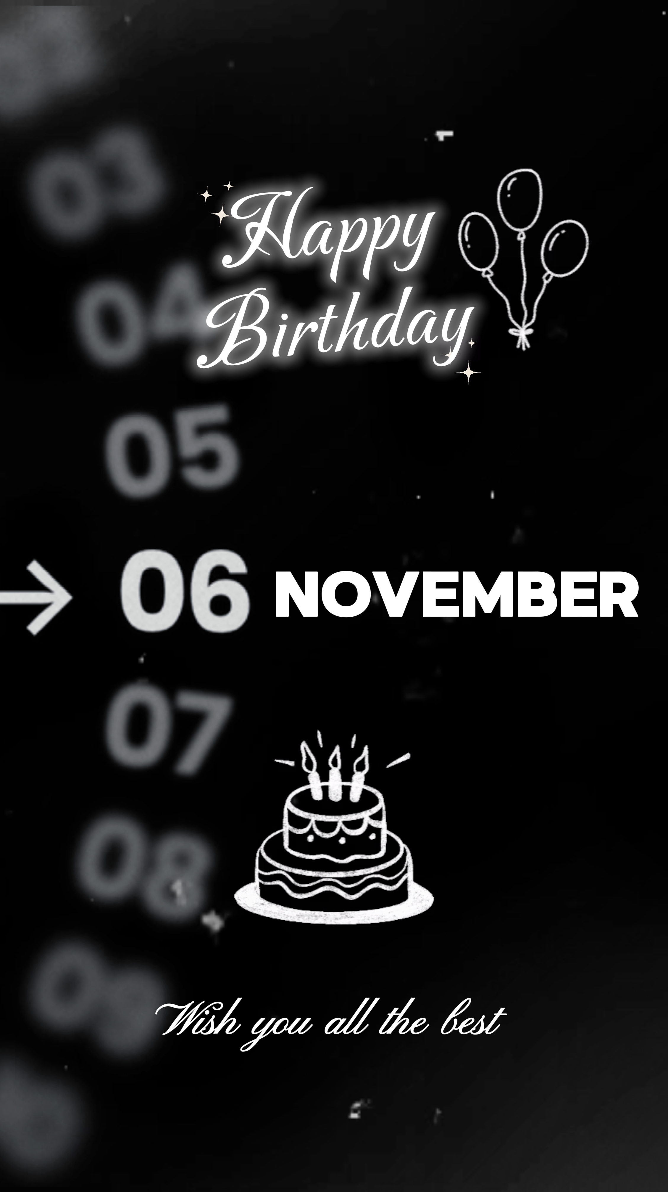 Hbd 6 de novembro