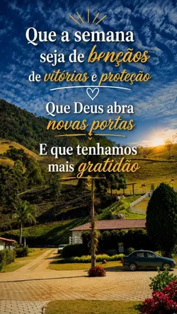 Semana abençoada