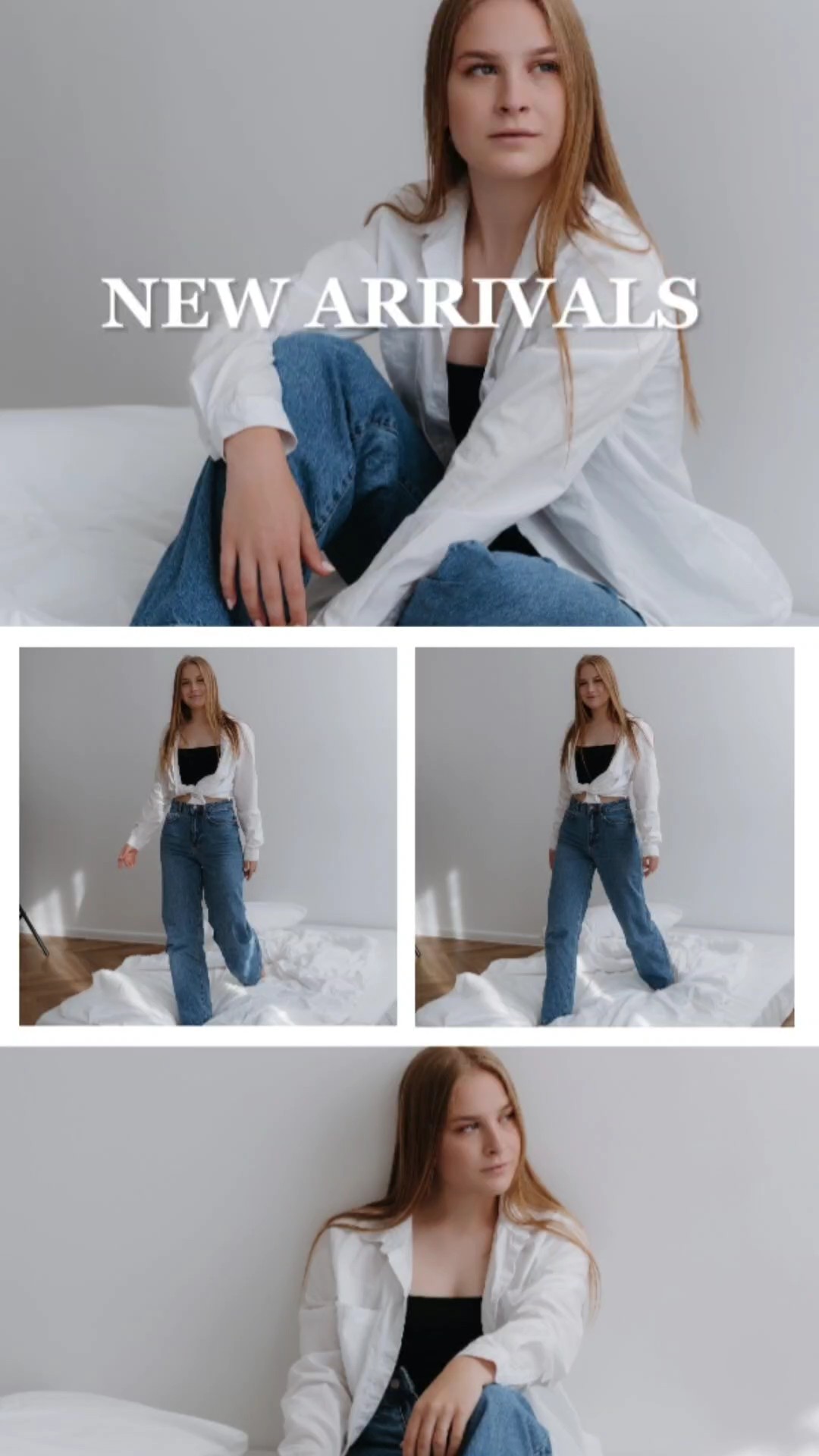 Tampilan Produk Pakaian Dalam Showcase Iklan Kreatif 