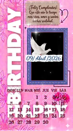 Cumpleaños en Abril