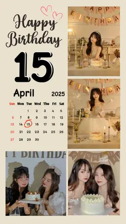 hbd 15 April 2025