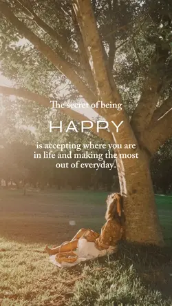 SecretOfBeingHappy