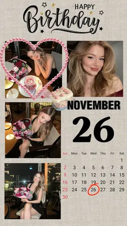 26 NOVEMBER BIRTHDAY