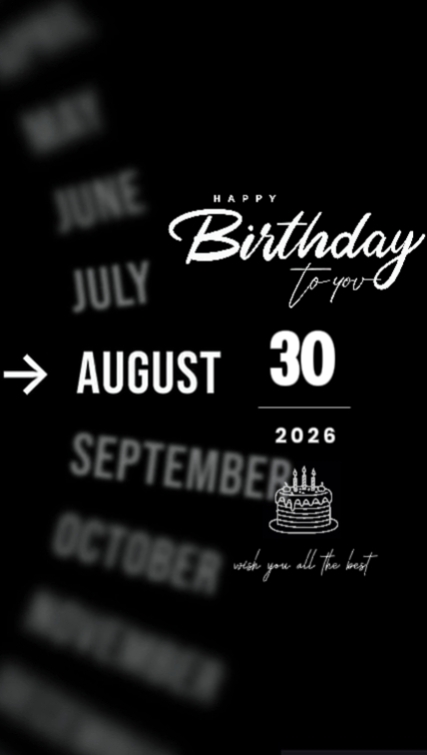 Hbd mãe 30 de agosto 