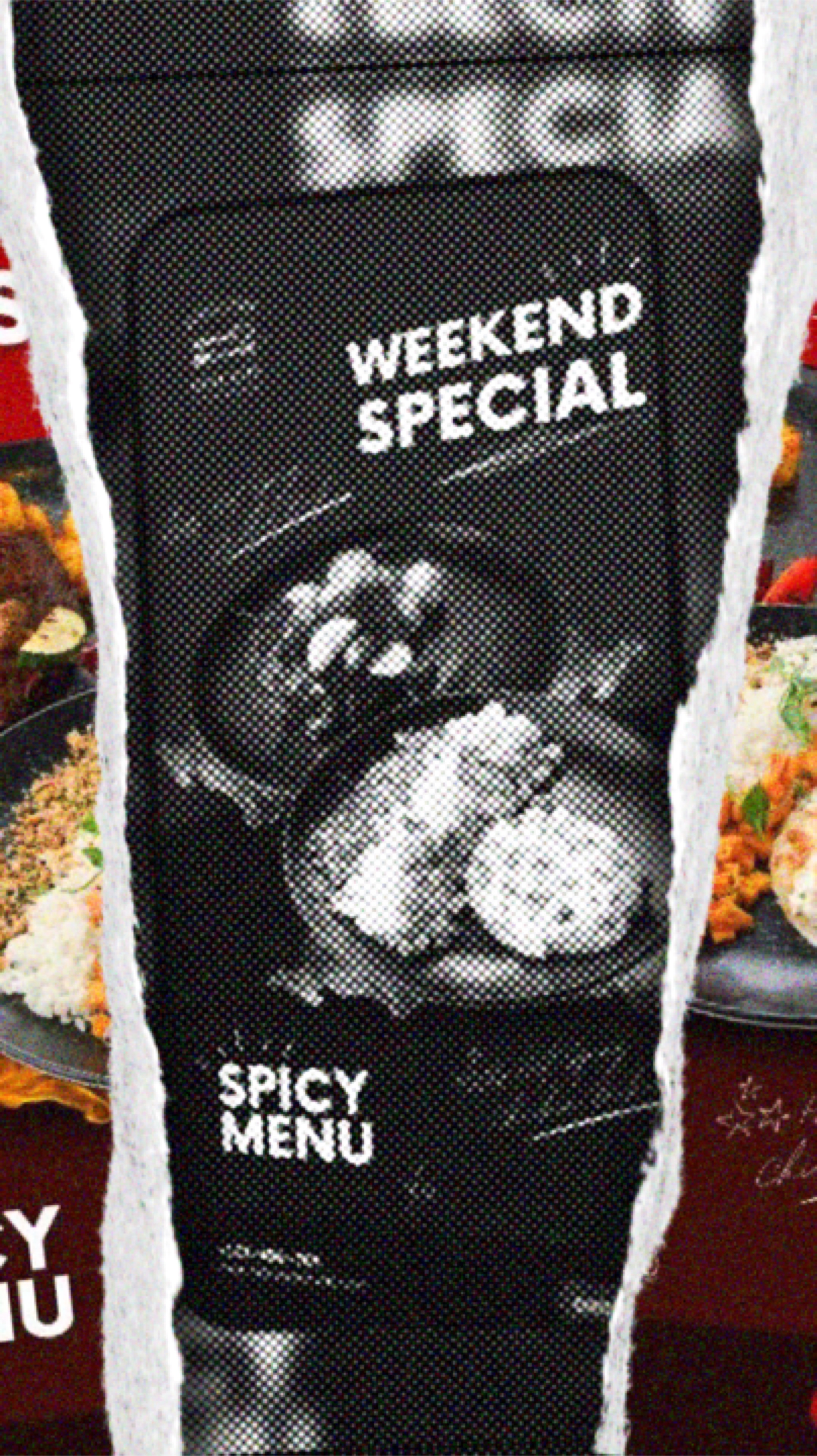 Folleto de promoción de alimentos